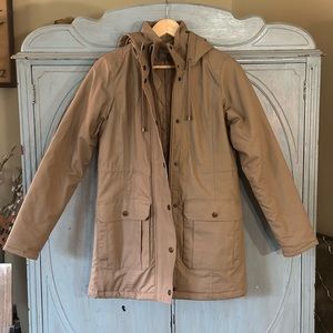 Natural Reflections EUC Tan heavy coat size S